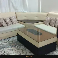 مبل راحتی ال چرمی،سالم|مبلمان خانگی و میز عسلی|مشهد, چهارچشمه|دیوار