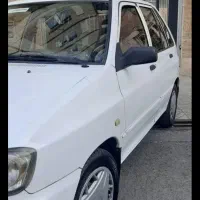 پراید 111سفید مدل 98بدون رنگ