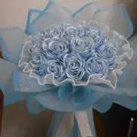 گل با روبان