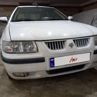 سمند LX 93 سفید فنی فوق العاده