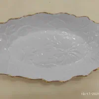 میوه خوری لبه طلایی طرحدار