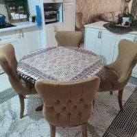 میز نهار خوری ۴نفره مبلی|میز و صندلی غذاخوری|مشهد, سرافرازان|دیوار