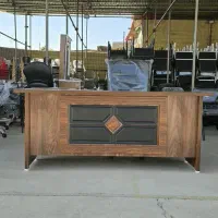 میز اداری وکیوم سایز 160و 180با ال بغل