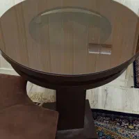 میز گرد کاملا سالم|میز و صندلی غذاخوری|اهواز, زیتون کارمندی|دیوار
