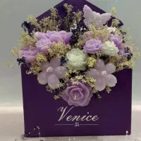 باکس گل شمع