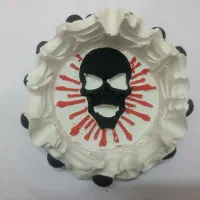 زیر سیگاری طرح جمجمه|صنایع دستی و سایر لوازم تزئینی|گناباد, |دیوار