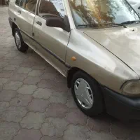 پراید مدل1385 به رنگ بژ.