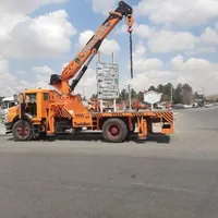 خدمات جرثقیل 10 تن کفی دکل بلند جهت کار|خدمات حمل و نقل|شیراز, شهرک امیر کبیر|دیوار