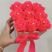 باکس رز ربانی|گل مصنوعی|خشکبیجار, |دیوار