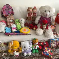عروسک کیف مدرسه اسباب بازی  حراج نو و در حد نو