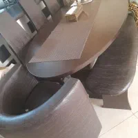 میزو صندلی غذاخوری  هشت نفره چوبی