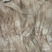 سلام دوستان پرده تور شیشه ای 18 متر در حد نو|پرده، رانر، رومیزی|چناران, |دیوار