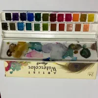 آبرنگ اقامیری|لوازم التحریر|نی‌ریز, |دیوار