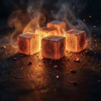 زغال حبه ای کربن خالص پسته، ۸کیلویی،