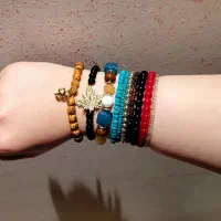 دستبند مرواریدی کشی دستساز|بدلیجات|مشهد, کوه سنگی|دیوار