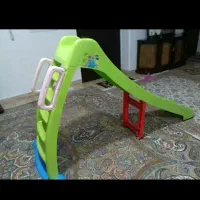 ترامپولین سرسره مناسب برای ۲تا۷سال،پنج پله هستش