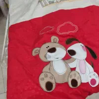 ست خواب چهارتیکه مخمل کاملا نو