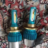 لامپ هد لایت خودرو دو رنگ و چهار طرفه سفید