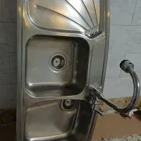 سینک توکار البرز با شیرآب