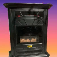 بخاری گازی  شومینه دار