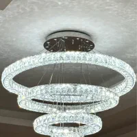 لوستر کریستالی مدرن دایره