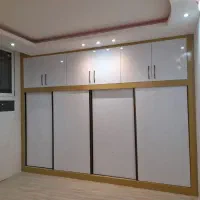 ساخت و نصب کابینت و کمد دیواری اقساطی ۶ و۱۲ ماه
