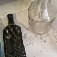 بطری شیشه ای قرابه شیشه ای