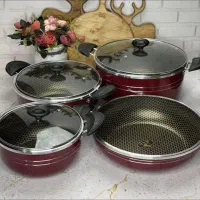 سرویس قابلمه و تابه لانه زنبوری 7 پارچه هلنا