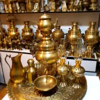 skسماور ذغالی مسی برنجی زغالی برقی گازی chu|سماور، چایساز، قهوهساز|اصفهان, دستگرده|دیوار