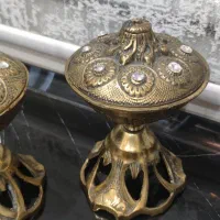 قندان برنجی قدیمی|کلکسیون اشیاء عتیقه|مشهد, تلگرد|دیوار