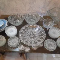 ظروف میوه خوری و آجیل خوری کریستال|ظروف سرو و پذیرایی|کرج, احدآباد|دیوار