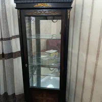 بوفه تمام چوب پشت آینه ترو تمیز سالم