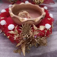 ظرف حنا و کله قند و گلدان