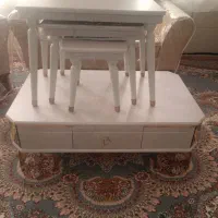 یک عددمیز جلومبلی با سه تا میز عسلی|مبلمان خانگی و میز عسلی|سیرجان, |دیوار