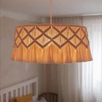 loster و آباژور مکرومه بافی