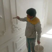 نقاشی رنگ کاری رنگ آمیزی ساختمان پذیرفته میشود|خدمات پیشه و مهارت|بیرجند, |دیوار