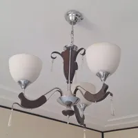 لوستر سه شاخه دو عدد