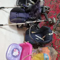 کالسکه و کریر و صندلی ماشین و موتور شارژی|کالسکه و لوازم جانبی|تهران, مرزداران|دیوار
