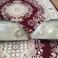 جفت چراغ جلواستوک مزدا 323 واینه بغل وجعبه فرمون