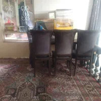 میز نهار خوری چهار نفره|میز و صندلی غذاخوری|نورآباد, |دیوار