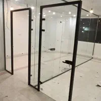 نصب شیشه سکوریت درب برقی پارتیشن اداری