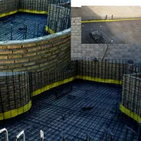 اجرا سازه های بتنی آرماتوربندی قالب بندی استخر سقف