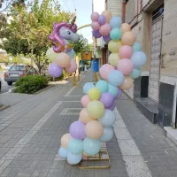 انواع بادکنک آرایی و تم تولد استند ایستاده اقتصادی