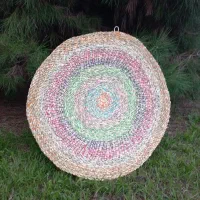 سفره حصیری رنگارنگ وزیبا|سفره، حوله، دستمال آشپزخانه|رشت, انصاری|دیوار