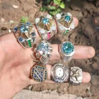 انگشتر نقره موزانایت  دانشجویی