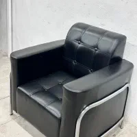 مبل تک نفره چرمی