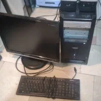 سیستم کامپیوترمانیتورال سی دی و اسپیکرسالم ۲عدد