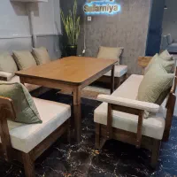 مبل راحتی و نهار خوری