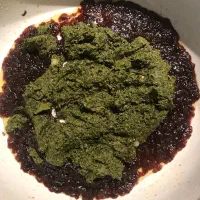 سبزی باگردو رب انار و انار تفت داده مرغ ترش و ماهی