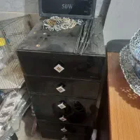 میز عسلی جلومبلی.کشوشش طبقه سالم